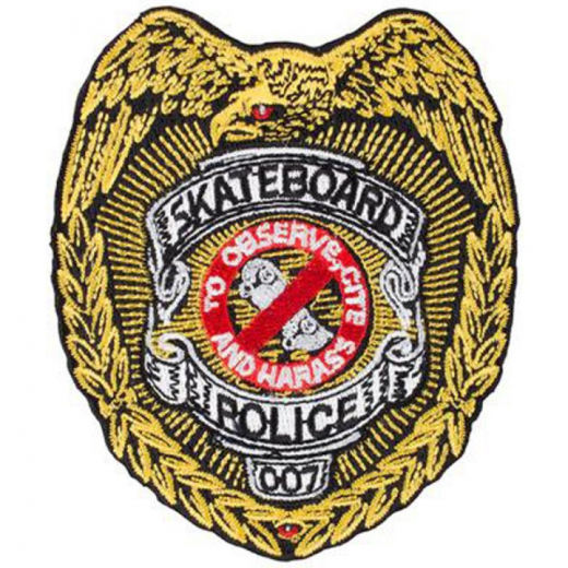 Powell Peralta Skateboard Police Parche