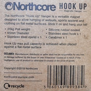 Northcore Hook Up Magnetic Wetsuit Hanger