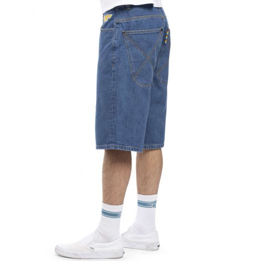 Homeboy x-tra Baggy washed blue Short