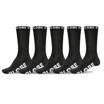 Globe Black Out 5er Pack Socken