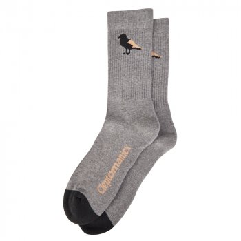 Cleptomanicx Gull heather grey/blue 2er Pack Calcetines