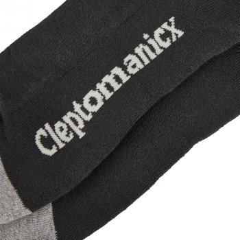 Cleptomanicx Gull heather grey/blue 2er Pack Calcetines