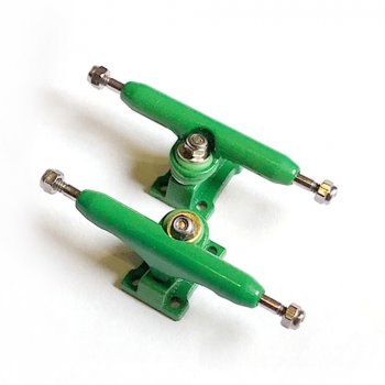 Custom green 34mm Fingerboard Trucks Set