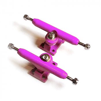 Custom pink 34mm Fingerboard Trucks Set