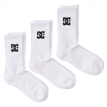 DC SPP Crew white 3er Pack Socken