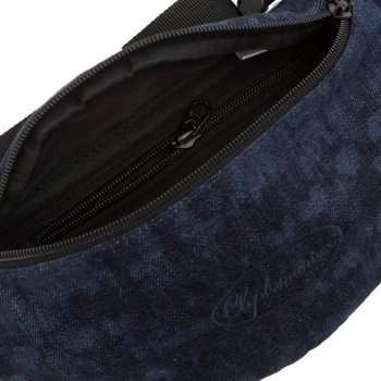 Cleptomanicx Faded Dreams dark navy Riñonera