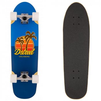 D-Street Palm blue 8.38 x 29.5 Komplett Cruiser