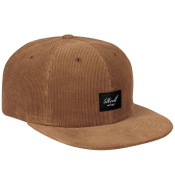 Reell Cord copper brown 6 Panel Gorra