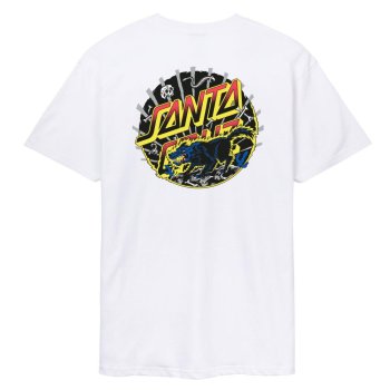 Santa Cruz Kendall Wolf Dot white T-Shirt