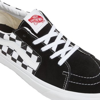 Vans Sk8-Low black/checkerboard Schuhe