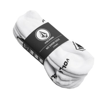 Volcom Stones NSHW white Pack of 3 Ankle Socks
