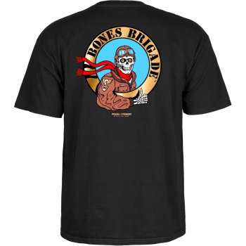 Powell Peralta Bones Brigade Ripper Pilot black T-Shirt