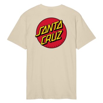 Santa Cruz Classic Dot Chest blond wood Camiseta