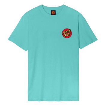 Santa Cruz Classic Dot Chest pool blue Camiseta