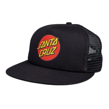 Santa Cruz Classic Dot black Trucker Gorra