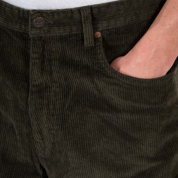 Reell Baggy Cord dark green Pantalón