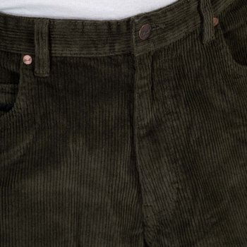 Reell Baggy Cord dark green Pantalón