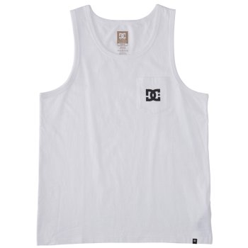 DC Star Pocket white Tank Top