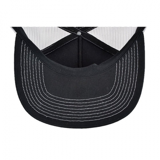 Thrasher Logo black/silver Trucker Gorra