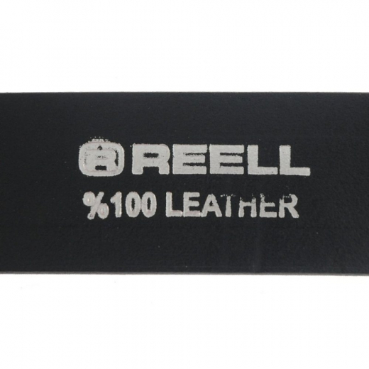 Reell All Black Buckle black Cinturón de cuero