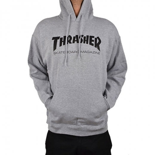 Thrasher Hometown heather grey Sudadera con capucha