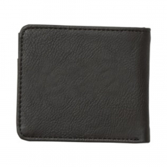Volcom Slim Stone Large black PU Wallet