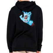 Santa Cruz Screaming Hand Chest black Sudadera con Capucha