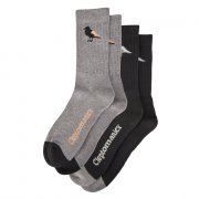 Cleptomanicx Gull heather grey/blue 2er Pack Socken