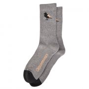 Cleptomanicx Gull heather grey/blue Pack of 2 Socks