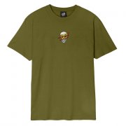 Santa Cruz Dressen Skull Dot sea kelp T-Shirt