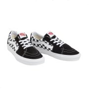 Vans Sk8-Low black/checkerboard Schuhe